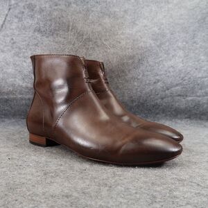 Alberto Fermani Shoes Womens 38 Ankle Boots Leather Classic Fashion Minimalist